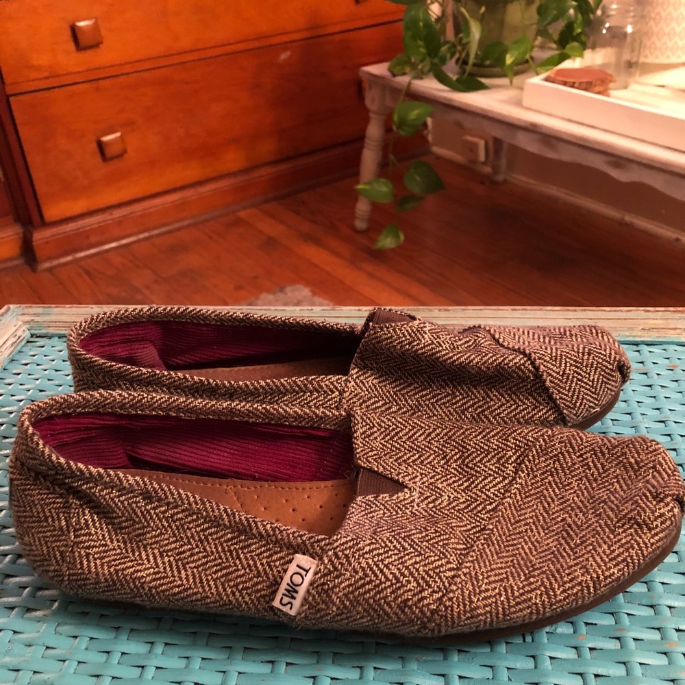 TOMS Brown Gold Speckled